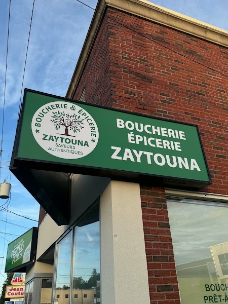 Enseigne de la Boucherie Zaytouna